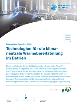 Technologien für die klimaneutrale Wärmebereitstellung im Betrieb - BdZ 3